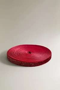 SHINY VELVET CHRISTMAS GIFT WRAPPING RIBBON