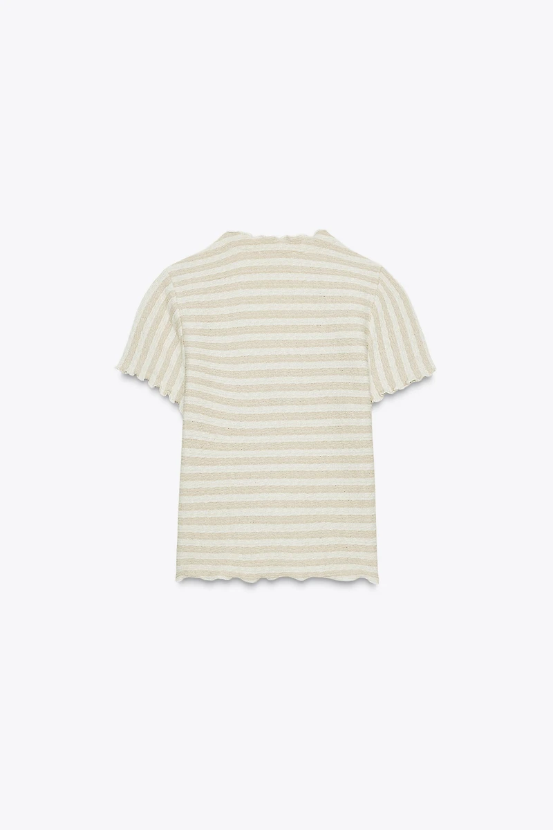 JACQUARD JACKET TOP