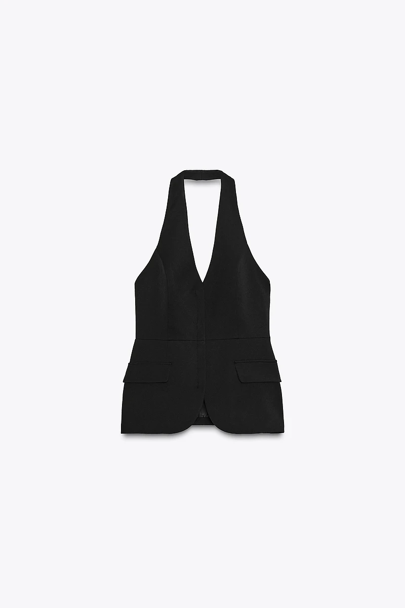 GILET HALTER AVEC RABATS