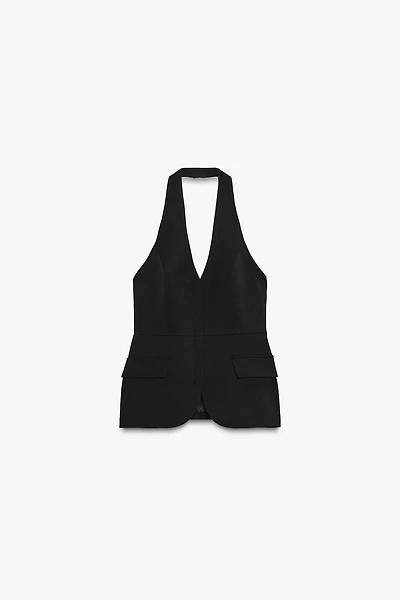 GILET HALTER AVEC RABATS