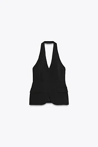 GILET HALTER AVEC RABATS