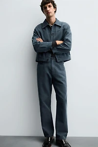PANTALON STRAIGHT FIT DÉLAV