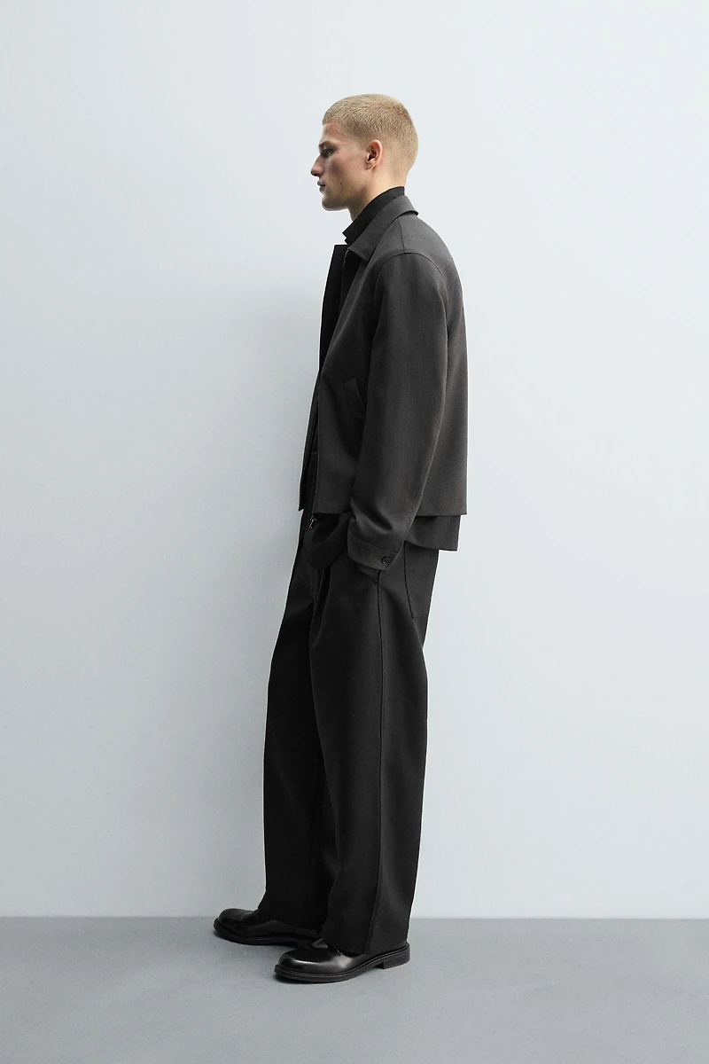 PLEATED BALLOON FIT PANTS