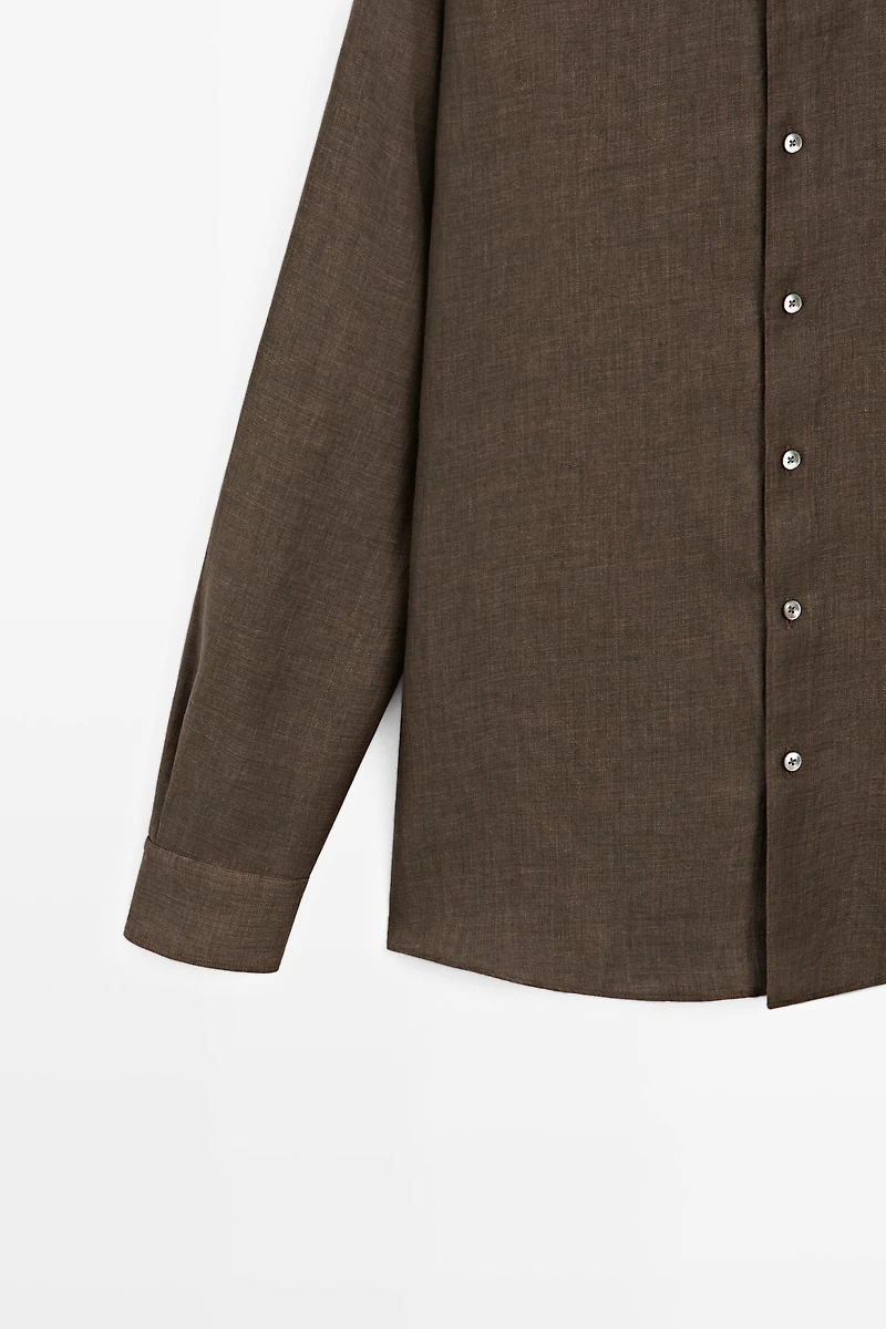 100% linen shirt