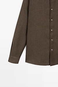 100% linen shirt