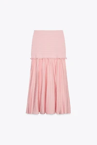 COMBINED KNIT SKIRT