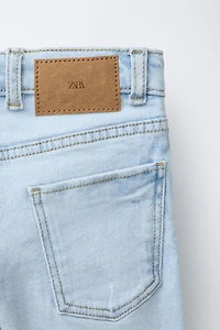 RIPPED STRAIGHT COMFORT JEANS