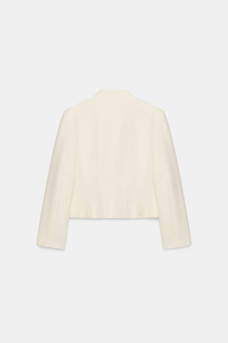 ZW COLLECTION FITTED BUTTON JACKET