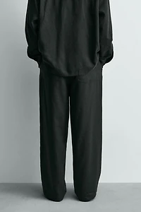 RELAXED FIT LINEN - VISCOSE PANTS