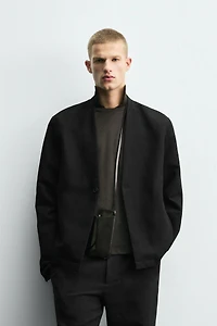 COTTON-LINEN SUIT BLAZER