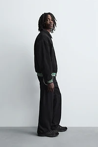 CORDUROY EMBROIDERED PATCH JACKET