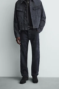 PANTALON EN VELOURS CÔTELÉ STRAIGHT FIT