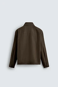 WASHED REGULAR FIT OVERSHIRT