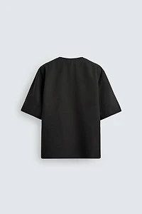 LINEN BLEND POLO SHIRT