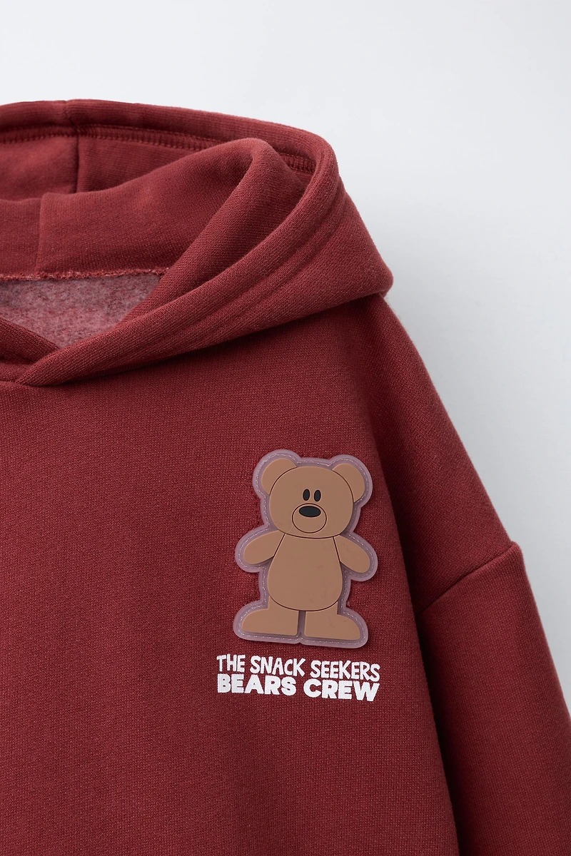 BEAR HOODIE SWEATSHIRT