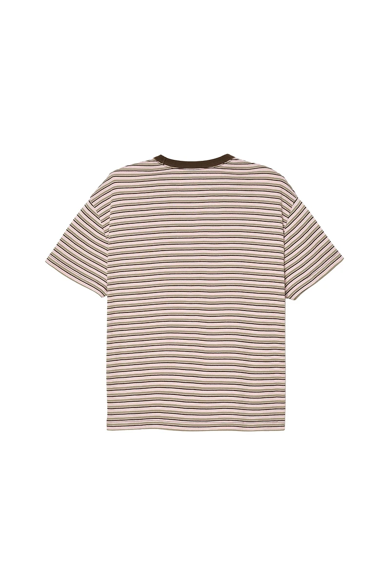 CROPPED STRIPED T-SHIRT