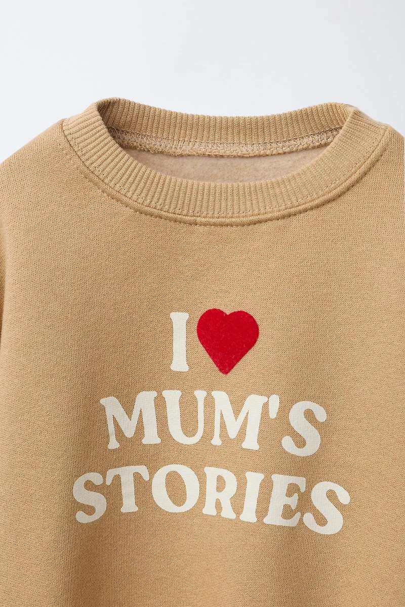 SWEAT IMPRIMÉ INSCRIPTION