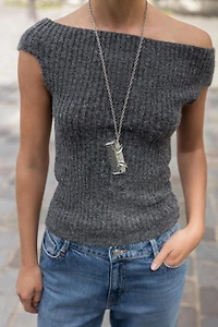 RIB KNIT TOP