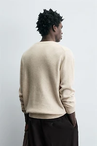 PULL REGULAR FIT EN MÉLANGE DE LAINE