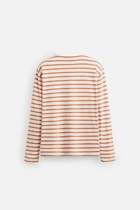 JACQUARD STRIPE T-SHIRT