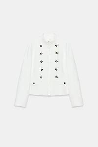 VESTE COL MONTANT BOUTONS