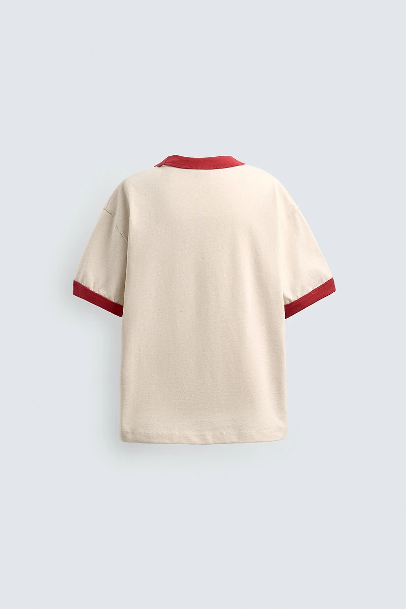 AGES 7-14/ HARRY LAMBERT FOR ZARA X DISNEY TEXT T-SHIRT