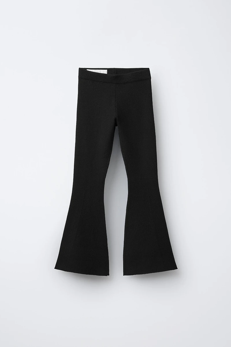FLARE RIB LEGGINGS