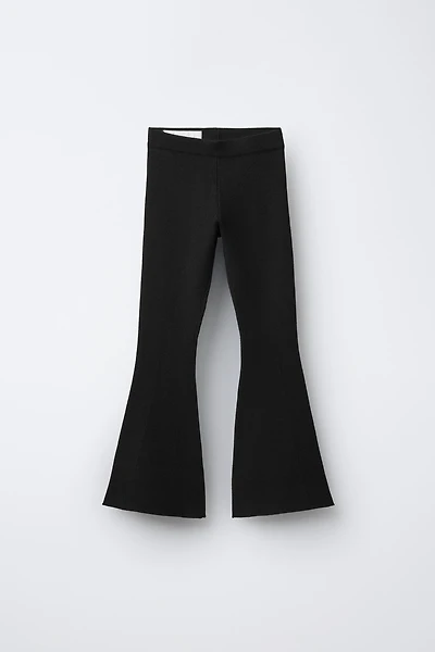 FLARE RIB LEGGINGS