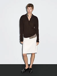 Pull col polo 100 % cachemire