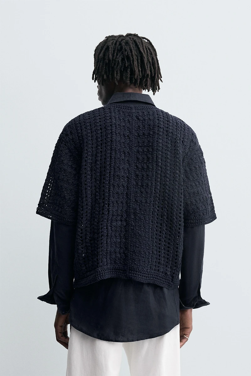 T-SHIRT STRUCTURÉ CROCHET