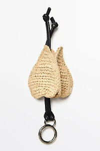 Charm tulipe raphia