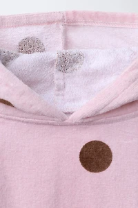 PONCHO SERVIETTE À POIS