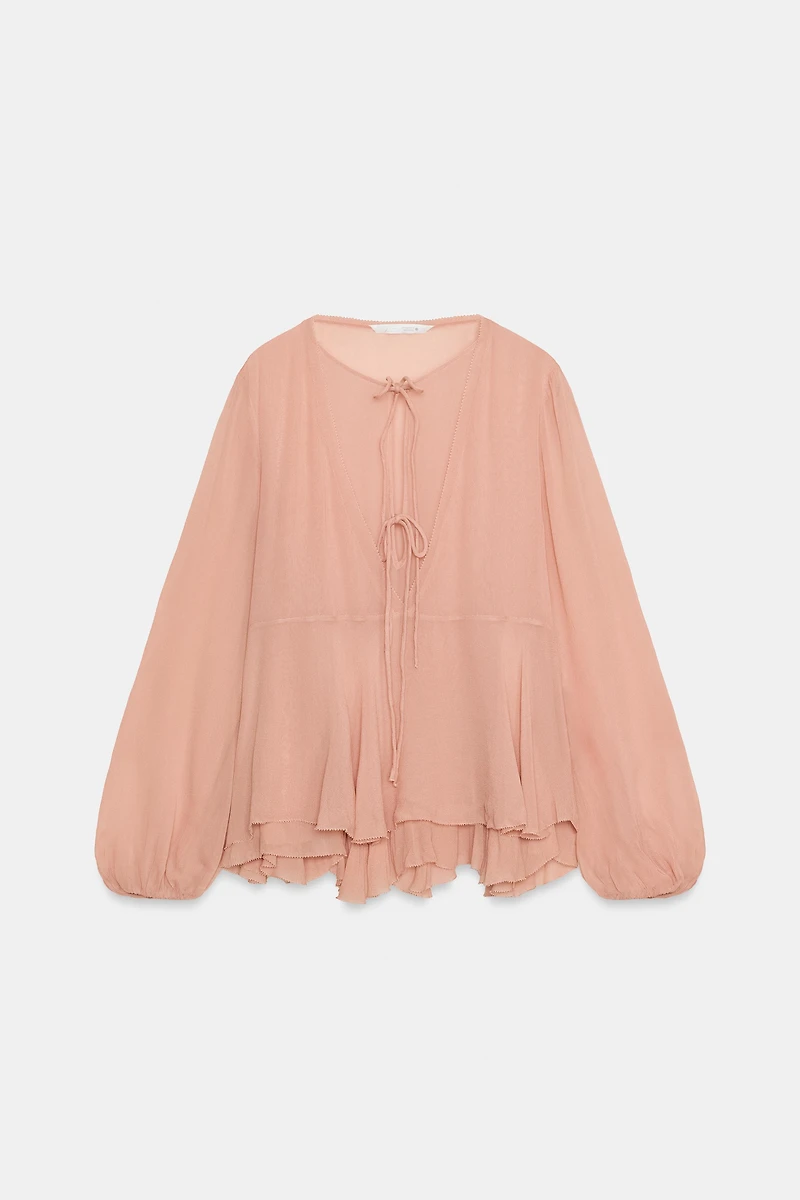 BLOUSE À VOLANTS ZW COLLECTION