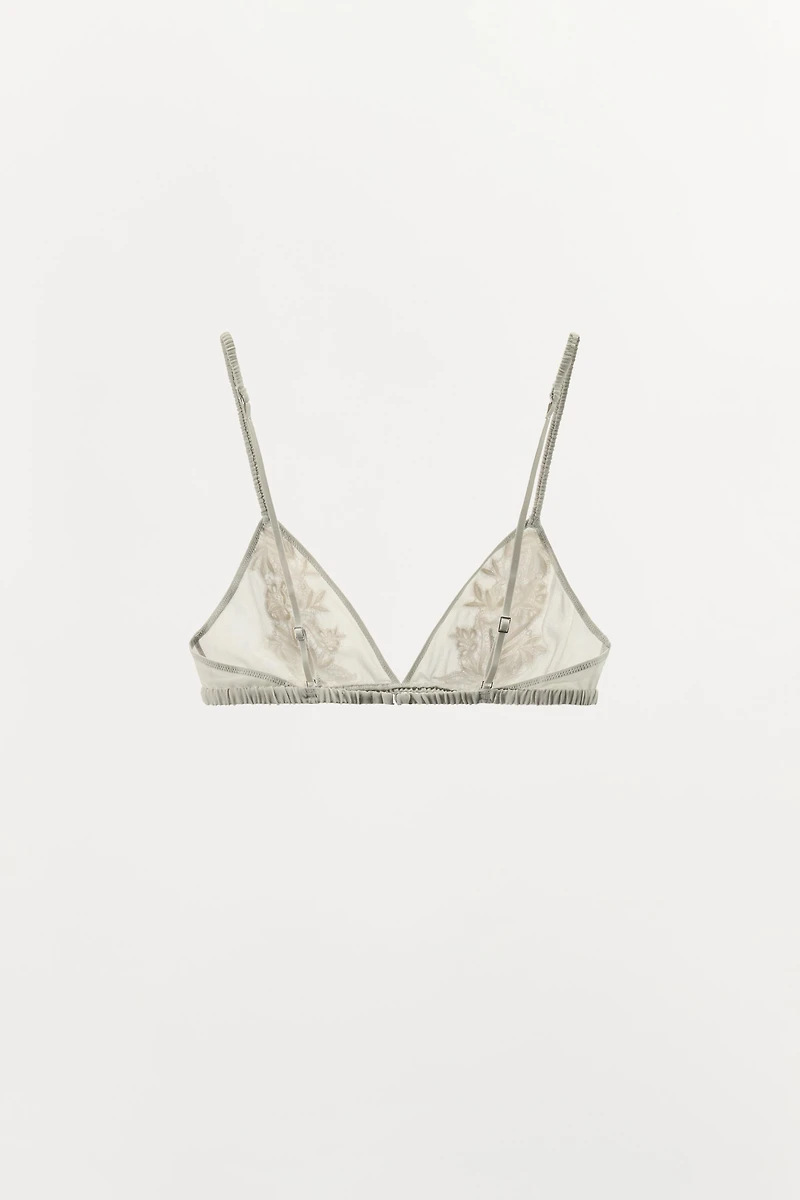 LACE TRIANGLE BRA