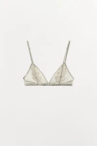 LACE TRIANGLE BRA