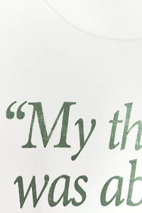 RUSTIC TEXT T-SHIRT