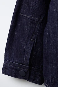 RUBBERIZED BUTTON DENIM SHIRT