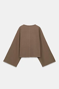 COTTON WIDE-SLEEVE T-SHIRT