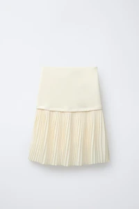 PLEATED MIDI SKIRT
