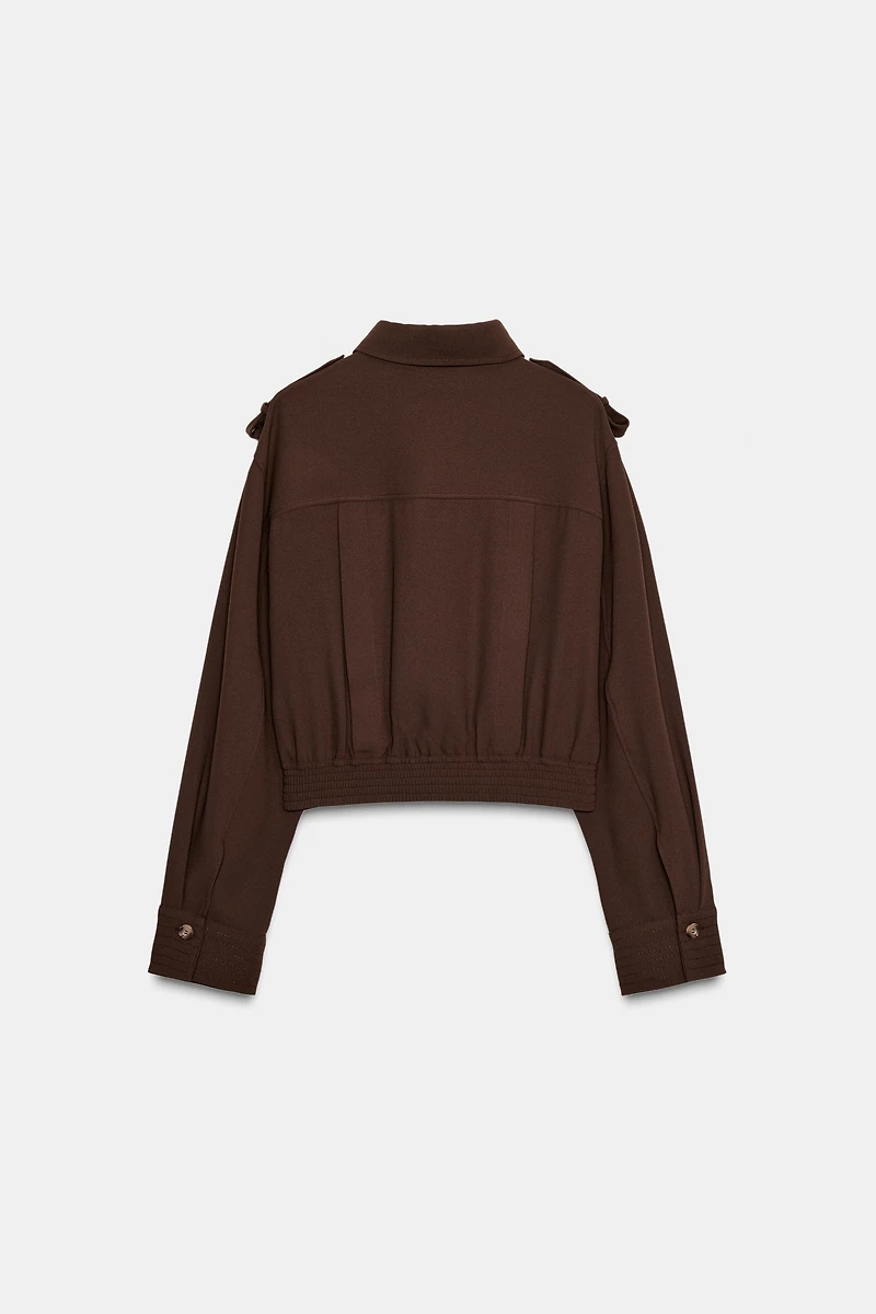 CHEMISE À PATTES D'ÉPAULE