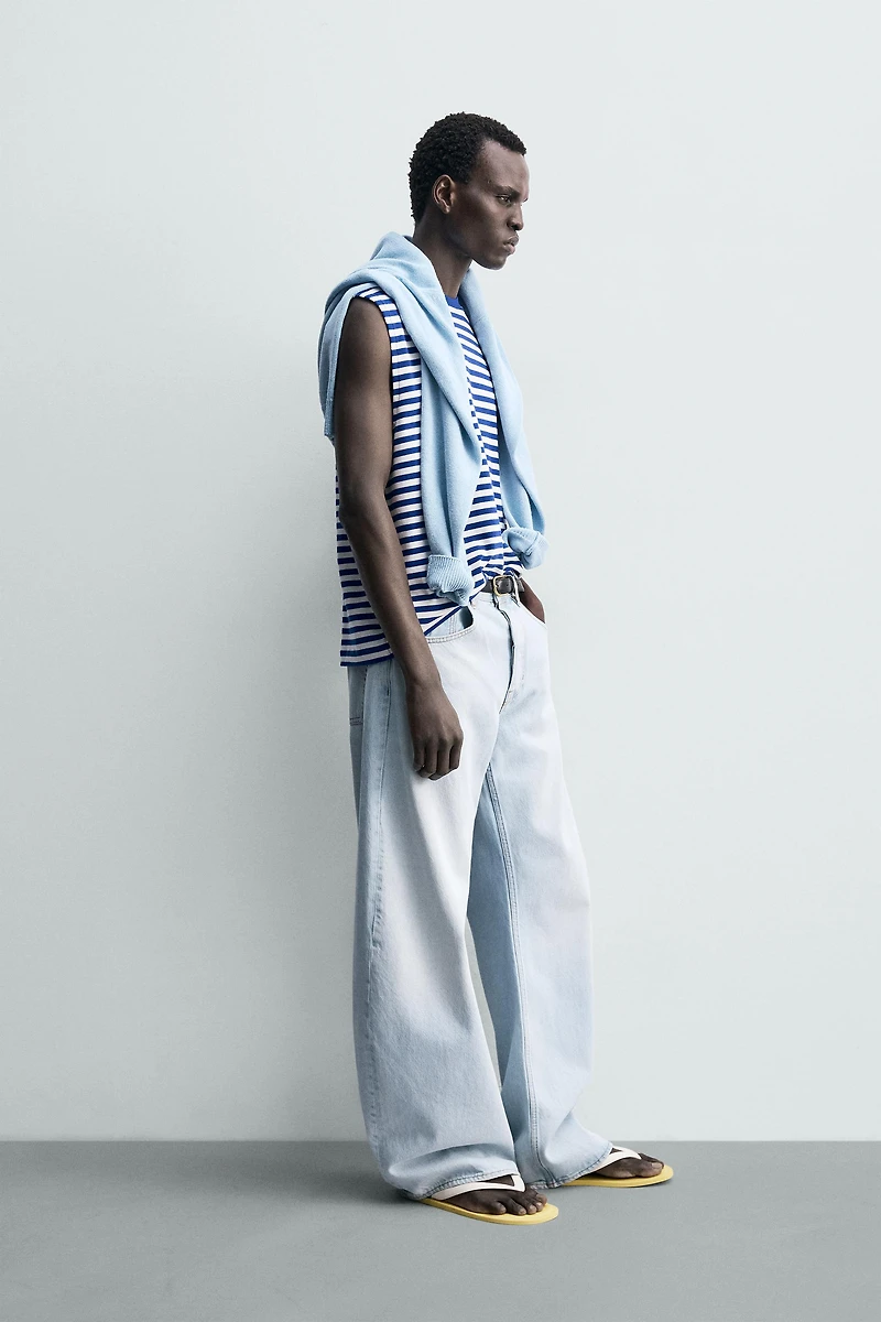 STRIPED JACQUARD TANK TOP