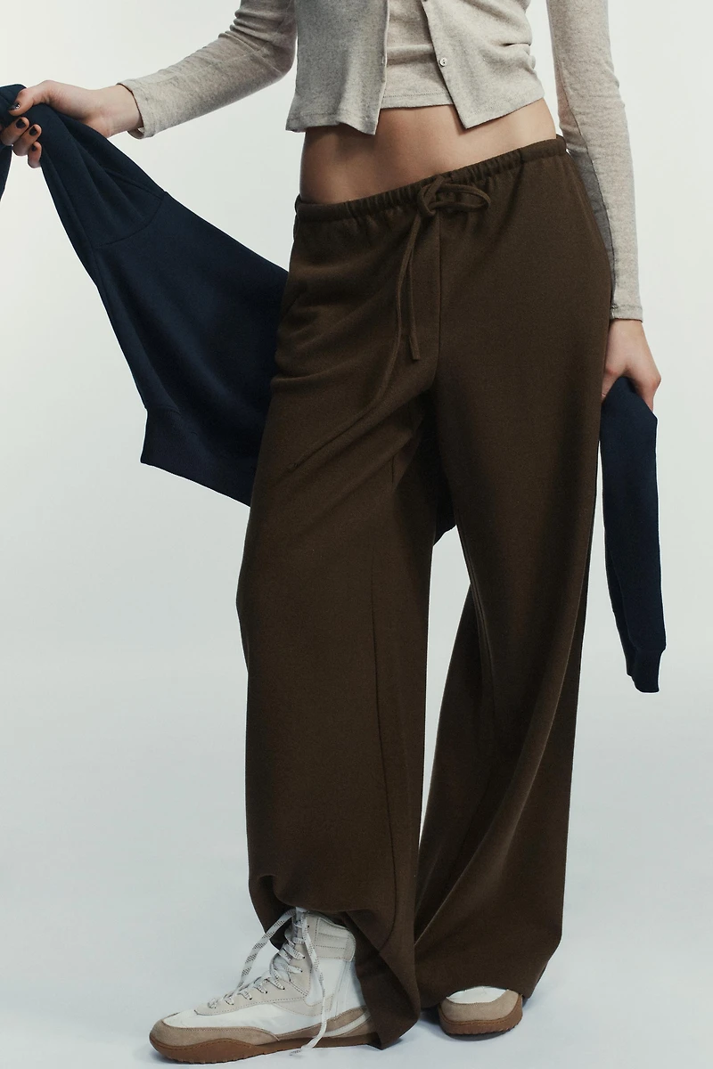 TIED PALAZZO PANTS