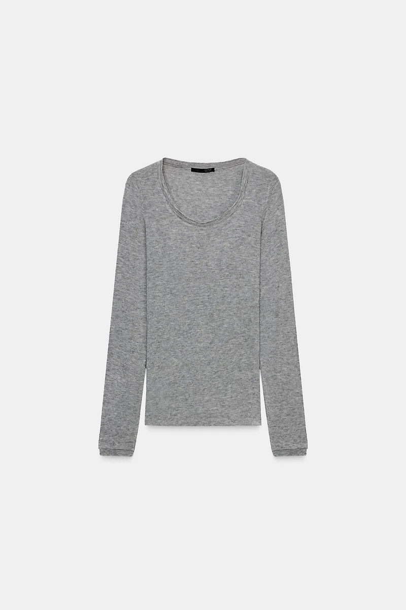 T-SHIRT À MANCHES LONGUES