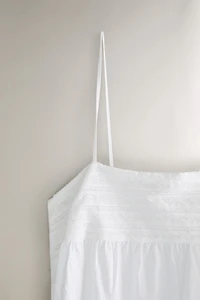 CHEMISE DE NUIT COTON DENTELLE