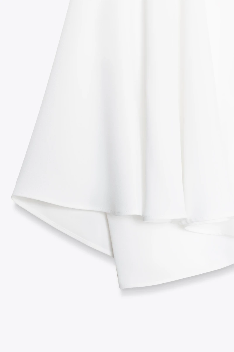 ASYMMETRIC CREPE CAPE TOP