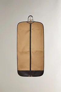 LEATHER GARMENT BAG