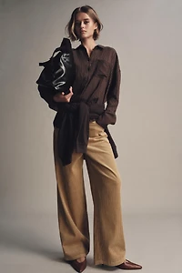 ZW COLLECTION FLOWY STRIPED SHIRT