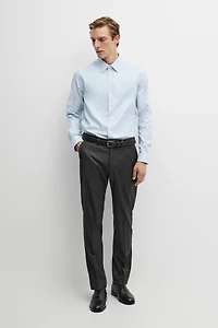 Slim fit 100% cotton Oxford shirt