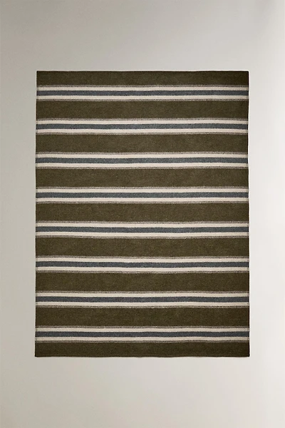 STRIPED WOOL BLANKET