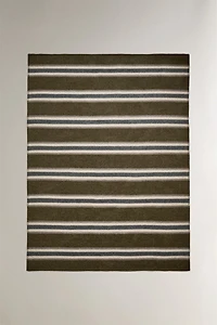 STRIPED WOOL BLANKET